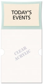 3-Line Informational Sign w/ Insert Window