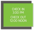 7-Line General Information Sign