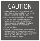 Connecticut Spa Rules Sign