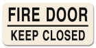 Fire Door - Keep Closed Label - 4 Pack