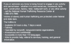 Human Trafficking Notice 3x5 Adhesive Maine New York
