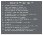 MAHC Aquatic Venue Rules Sign