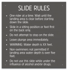 Montana Slide Rules Sign