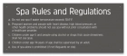 Montgomery County, Alabama Spa Rules Sign