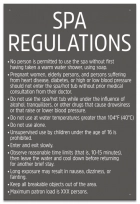 Nebraska Spa Regulations Sign