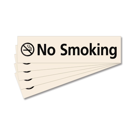 No Smoking w/Symbol - 5 Pack
