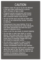 Ontario Canada Spa Rules Sign