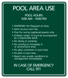 Pool Area Use
