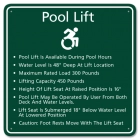 Pool Lift Rules w/Dynamic ISA Symbol - Large
