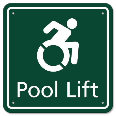 Pool Lift w/Dynamic ISA Symbol - Medium