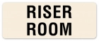 Riser Room Label