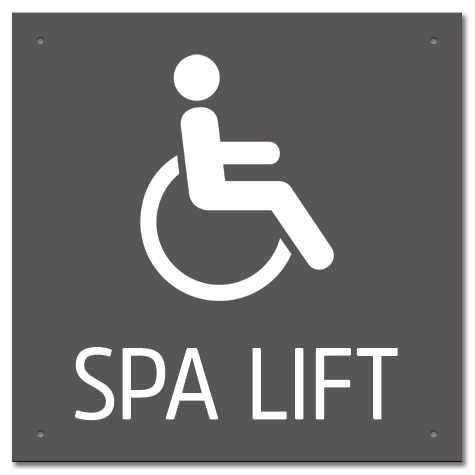 Spa Lift w/ISA Symbol - Large