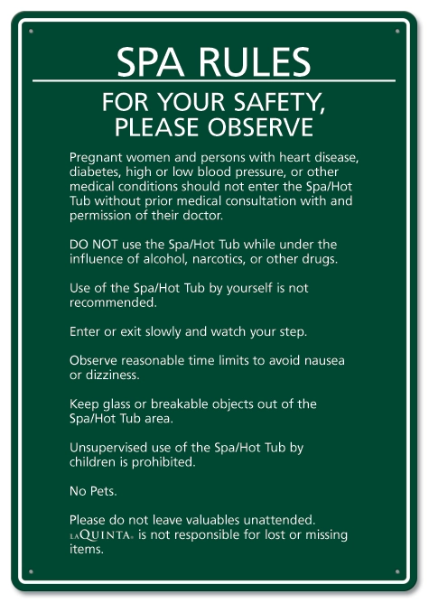 Spa Rules
