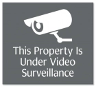 Video Surveillance Sign- Fiberbrite