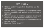 Washington Spa Rules Sign