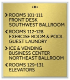 12-Line Directional Sign