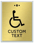 2-Line Custom Regulatory Sign