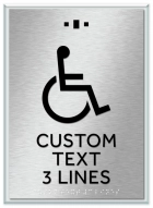 3-Line Custom Regulatory Sign