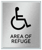 Area of Refuge Sign - ISA Symbol