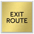 "Exit Route" Egress Sign - CA Compliant