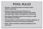 Idaho Pool Rules Sign