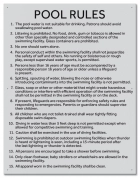 Illinois Pool Rules Sign