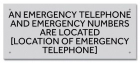 Kentucky Emergency Phone Location Sign