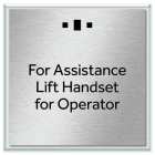 Lift Handset For Operator Sign