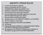 MAHC Aquatic Venue Rules Sign