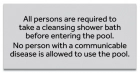 Massachusetts Pool Rules Health Sign