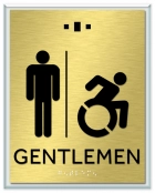 Men Sign w/Male & Dynamic ISA Symbols