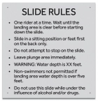 Montana Slide Rules Sign