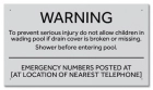 North Carolina Wading Pool Rules Sign