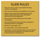 Ohio Slide Rules Sign