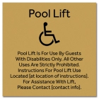 Pool Lift Rules w/ISA Symbol