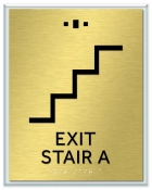 Stairway Exit Sign - DC Compliant