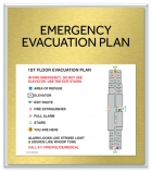 Standard Entrance Evacuation Plans - CA Compliant