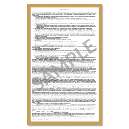 State Law Card and Holder