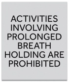 Wisconsin Breath Holding Pool Sign