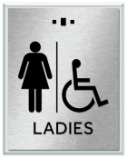 Women Sign w/Female & ISA Symbols