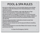 Wyoming Pool & Spa Rules Sign