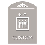 1-Line Regulatory Sign w/Symbol