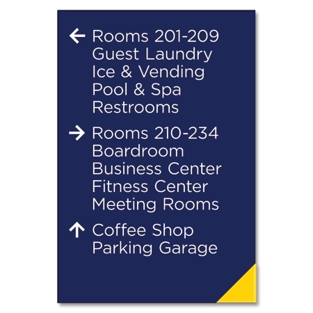 12-Line Directional Sign