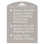 12-Line Directional Sign