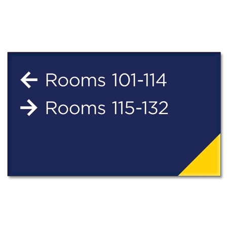 2-Line Directional Sign