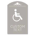 2-Line Regulatory Sign w/Symbol