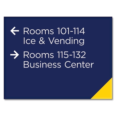 4-Line Directional Sign