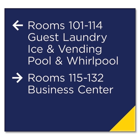 6-Line Directional Sign