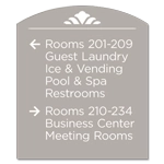 9-Line Directional Sign