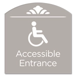 Accessible Information Sign w/ISA Symbol
